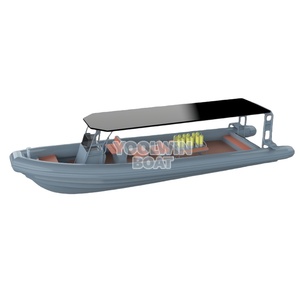 Bateau semi-rigide gonflable en aluminium de 12 m pour la garde côtière/la patrouille/la plongée en charter/le bateau de travail - Product Image 1