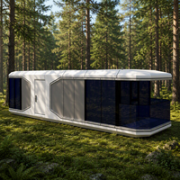 Capsules spatiales en acier léger, solutions de capsules de couchage préfabriquées pour les hôtels et les navires aériens, capsules spatiales extérieures