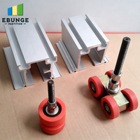 Chariot à double rouleau BG65 pour système de rail en aluminium de cloison mobile