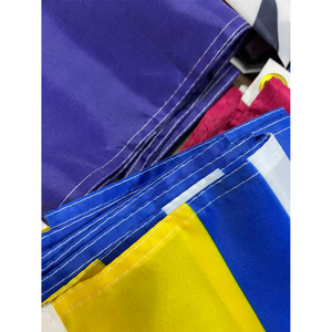 Insignia <span class=keywords><strong>de</strong></span> <span class=keywords><strong>la</strong></span> <span class=keywords><strong>bandera</strong></span> <span class=keywords><strong>de</strong></span> los países en todo el mundo Impresión digital promocional Banderín nacional <span class=keywords><strong>de</strong></span> poliéster Banderas nacionales baratas - Product Image 2