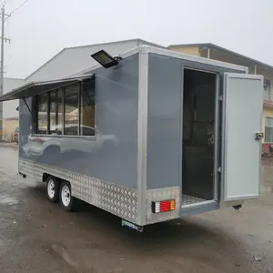 Mobiele Voedsel Trailer Met Volledige Keuken Mobiele Keuken Voertuig Met Fabriek Prijs