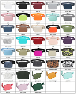 Hafif naylon Crossbody Park çantası kadın erkek bel çantası geri fermuar plastik toka rahat spor Fanny paketi erkek kız bel çantası - Product Image 6
