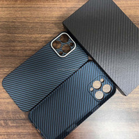 Casing serat aramid asli kualitas tinggi tekstur baru untuk casing ponsel kuning/merah/hitam warna campuran 16/pro/16pro max/16plus