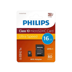 MicroSDHC <b>Card</b> 16GB Class 10 UHS-I With Adapter - Product Image 2
