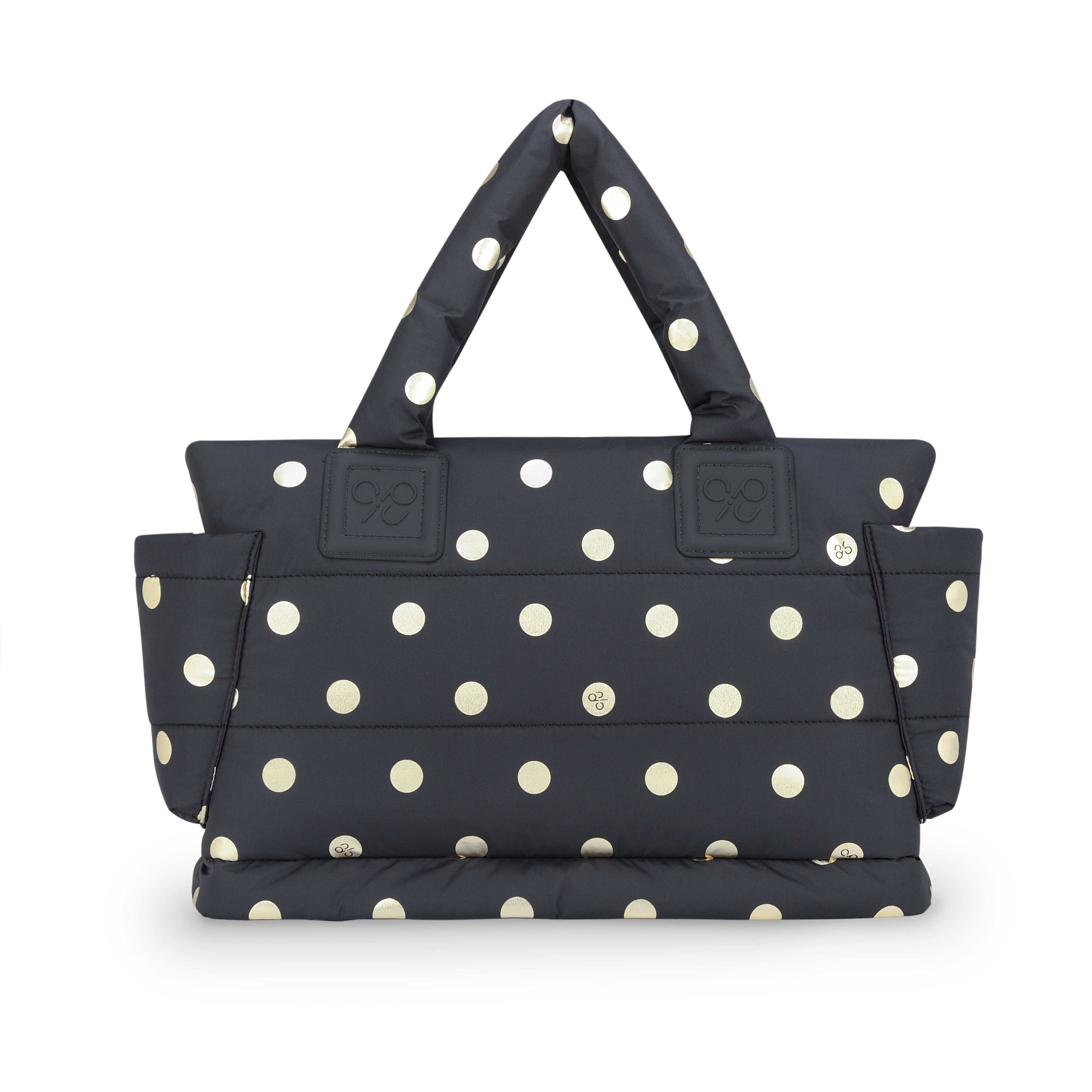 Gold Polka Dot Black