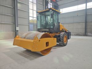 Petit rouleau vibrant moteur diesel haute puissance Vibration hydraulique Entretien des routes Compactage des pistes d'aéroport - Product Image 4