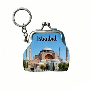 Llavero Personalizado con Diseño de Chipre, Turquí<span class=keywords><strong>a</strong></span>, <span class=keywords><strong>Estambul</strong></span>, Cappadocia, Ankara, Izmir, Lavable, Moderno, Tipo Cartera - Product Image 3