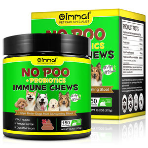 Oimmal Peking Duck Flavor Probiotics Coprophagia Stool Eating Deterrent No Poo Immune Chewsは犬のためにうんちを食べるのをやめます - Product Image 4