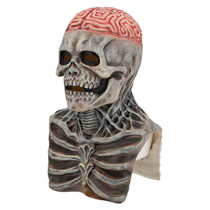 Masque de crâne d'Halloween, masque d'horreur <span class=keywords><strong>Resident</strong></span> <span class=keywords><strong>Evil</strong></span>, masque de démon zombie squelette Indie Station - Product Image 3