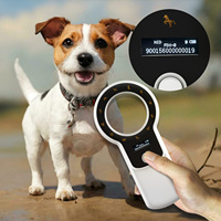 125 kHz 134,2 kHz Fdx-B Pet Animal Microchip Scanner Bluetooths RFID Handheld Glass Tag Ear Tag Reader para ganado ovino