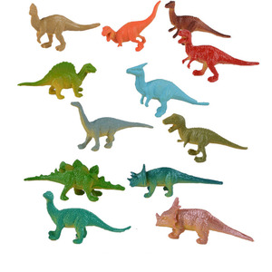 Wholesale Plastic Glow in the Dark <strong>Mini</strong> 16 PCS Luminous <strong>Dinosaur</strong> Toy Set - Product Image 3