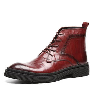 Zapatos Derby de Cuero Hechos a Mano de Alta Gama para Hombre, Calzado Formal con Cordones Bordados para Otoño, para el Trabajo - Product Image 4