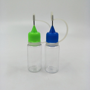 Botella Aplicadora de Plástico PET Transparente de 5ml 10ml 15ml 20ml 30ml con Punta de Aguja, Boquilla de Presión y Tapa a Prueba de Niños para Medicamentos Líquidos - Product Image 5