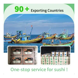 Vente directe d'usine 500g restaurant de sushi de haute qualité orange vert noir jaune rouge poisson volant