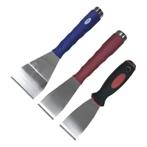 Raspador de cuchillo de masilla personalizable, popular con cuchilla de acero de carbono