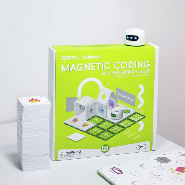 MNTL Smart AI Learning Screen-Free Coding Robot Toy Educational Learning Coding Toys for Toddlers to Learn Early Programming