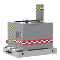 MOOXI Bricks MOC1283 371 pièces Ours de Minuit Bureau Jouets DIY Cadeau Ensembles de Blocs de Construction Éducatifs pour Enfants Faible MOQ