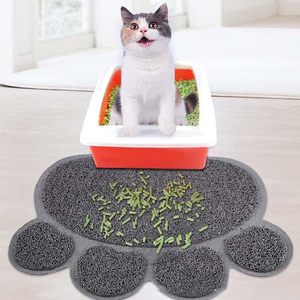 Tapis anti-déchets pour litière de chat, écologique, imperméable, robuste, en maille durable, personnalisable, en PVC, pas cher - Product Image 2