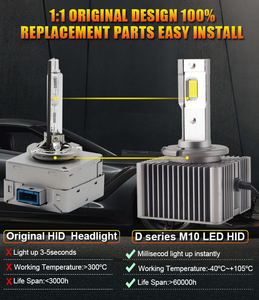 <span class=keywords><strong>Bombilla</strong></span> de faro Led para coche, 12v, 35w, D1s, D2s, D3s, D4s, D5s, Canbus, sin errores, 6000lm, Hid, para proyector, 80w - Product Image 3