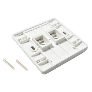 Cat6 Keystone <b>Wall</b> Plate 86 Type Single Port RJ45 Network Module <b>Panel</b> ABS Injection Easy Install for Structured Cabling - Product Image 6