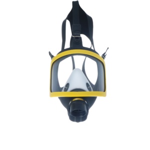 Masker Gas pemurni udara bertenaga, Respirator Gas wajah penuh pelindung pernapasan dengan benang 40mm konektor untuk keamanan bernapas - Product Image 2