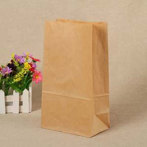 Custom Logo Brown Non-Woven Fabric Coated Paper Bags for Recyclable Packaging of Clothing <b>Shoes</b> Sugar Pizza Milk Salad - Product Image 2