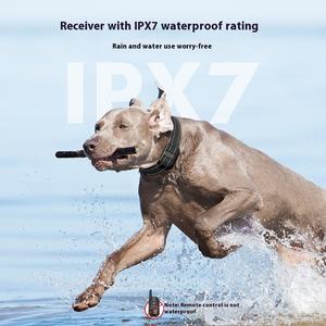 מתקן נגד נביחות כלבים עמיד למים צווארון ללא הלם מכשיר נגד נביחות לכל הגדלים כלבים שליטה מרחוק אספקה - Product Image 2