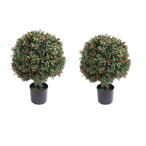 High-quality Outdoor Home Decoration Artificial Plants and <b>Trees</b> Landscape <b>Plastic</b> Fake <b>Tree</b> Flowers - Product Image 3
