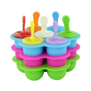 Thân Thiện Với Môi Bpa-Miễn Phí <span class=keywords><strong>Silicone</strong></span> Vòng Bé Thực Phẩm Lưu Trữ <span class=keywords><strong>Container</strong></span> Set Trẻ Em Ăn Uống <span class=keywords><strong>Silicone</strong></span> Thực Phẩm Lưu Trữ Ice Cube Khuôn Với Stick - Product Image 1
