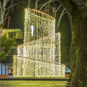 Prix usine personnalisé fantastique festival de Noël en plein air temps de vacances décoratif <span class=keywords><strong>led</strong></span> motif lumières étoile <span class=keywords><strong>filante</strong></span> - Product Image 5