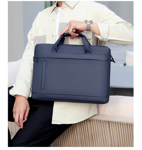 Hot Selling Geometric Pattern Waterproof Laptop <b>Bag</b> with USB Port for Business Use - Product Image 4