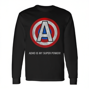 T-shirt à manches longues super motivant pour la sensibilisation et l'estime de soi, pour les personnes atteintes de TDAH - Product Image 3