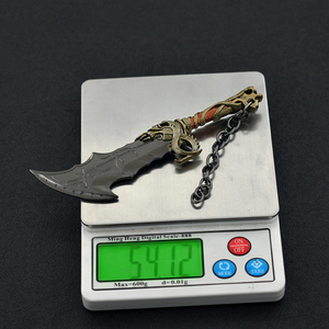 Porte-clés en alliage de Zinc, petit jouet épée dieu de la guerre Kratos <span class=keywords><strong>Chaos</strong></span> <span class=keywords><strong>Blade</strong></span> 13cm 54g - Product Image 5
