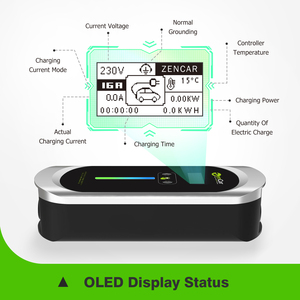 Zencar Mức Độ 2 EV Sạc 16A Duy Nhất Giai Đoạn Di Động EV Trạm Sạc Loại 1 Cắm Cho Xe Điện Sạc Với Schuko Cắm - Product Image 2