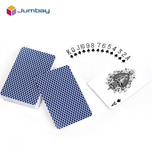 100% plástico póker marca personalizada impresión VIP oficial juego Club Casino Anti falsificación etiquetado código <span class=keywords><strong>de</strong></span> barras naipes - Product Image 2