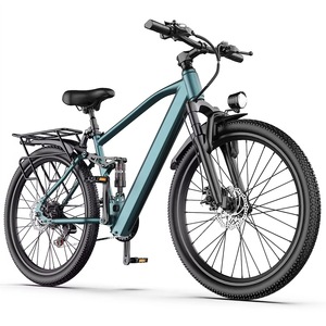 Bicicleta Deportiva de Acero de 26 Pulgadas, 36V, 10.5AH, Batería de Litio, 21 Velocidades, Motor Trasero sin Escobillas de Alta Velocidad, Doble Suspensión, Frenos de Disco Dobles - Product Image 4