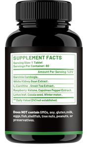 OEM Wholesale Adult Slim Plus Fat Burner Herbal Supplements Garcinia Cambogia Green Tea Extract Weight Loss Tablet Metabolism - Product Image 6