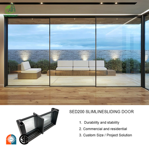 Solución <span class=keywords><strong>de</strong></span> Proyecto Topbright Florida NFRC, <span class=keywords><strong>Puerta</strong></span> Corredera <span class=keywords><strong>de</strong></span> <span class=keywords><strong>Vidrio</strong></span> y Aluminio con Marco Delgado, Moderna y Comercial, <span class=keywords><strong>para</strong></span> Dormitorio y <span class=keywords><strong>Exteriores</strong></span> - Product Image 1
