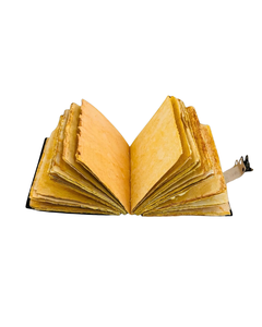 Carnet Grimoire en Cuir Papillon Fait Main, Style Vintage, Gaufré, avec Pages Blanches pour Écriture, Dessin, Esquisse et Notes - Product Image 2
