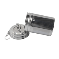 Infuseur à thé en acier inoxydable 304 de qualité alimentaire avec plateau anti-goutte, filtre à thé en vrac à mailles fines pour théière, tasse, mug