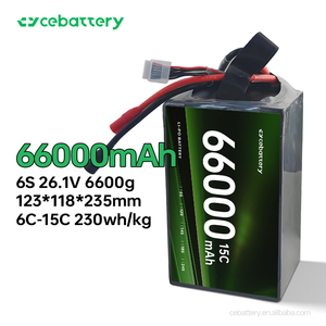 Batterie semi-solide pour drone, directement de l'usine, 66000 mAh 6S 12S 14S 24S 15C 20C pour drone à voilure fixe VTOL 88000 mAh-6S Factory D - Product Image 2
