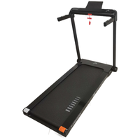 Caminadora Plegable K-FIT GSTJ-4500 con Pantalla LED de 5 Ventanas, Inclinación Manual, 14KMH, Motor de 2.5HP, Sensor de Pulso, para el Hogar