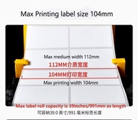 Printer Label Thermal Transfer Direct Thermal Zebra ZD888T 4 inci Antarmuka USB Pengganti GT820 203dpi Barcode Desktop