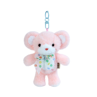 Porte-clés en peluche motif floral Mini Souris, figurine mignonne, pendentif de sac, jouet, ornement suspendu, lapin Maiyou en polyester, unisexe