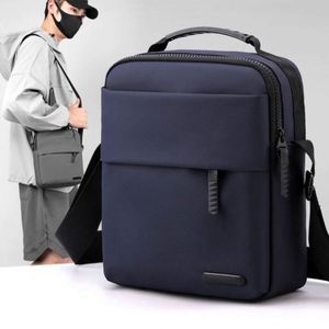 Sac bandoulière homme en gros, sac messager personnalisé avec logo, sac décontracté portable pour extérieur et affaires - Product Image 6
