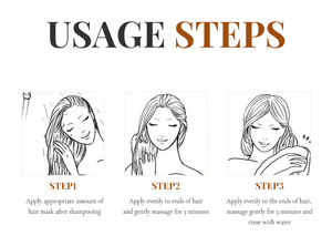 Professionnel améliore la crème capillaire endommagée pour la réparation des cheveux Parfum <span class=keywords><strong>français</strong></span> classique 500ml Masque capillaire - Product Image 4