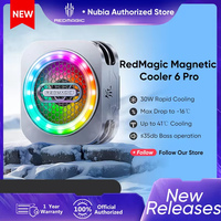 Refroidisseur de téléphone RedMagic VC Liquid Cooler 6 Pro 2025 – Refroidissement puissant 30W, contrôle de température IA, boucle magnétique, double mode