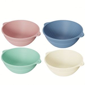 Nouveau panier à pain rond en silicone personnalisé, pliable, pour la levée de la pâte, idéal pour la cuisson du pain au levain et les outils de pâtisserie - Product Image 2