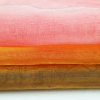 Coloré Transparent Cristal Sheer Shimmer Organza 100% Polyester Tissu pour Vêtements De Robe De Scène De Mariage