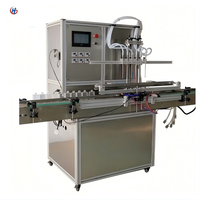 Machine de remplissage de liquides entièrement automatique, précision de 1 %, 2000-4000 Bp/h pour huile, miel, shampoing, produits chimiques
